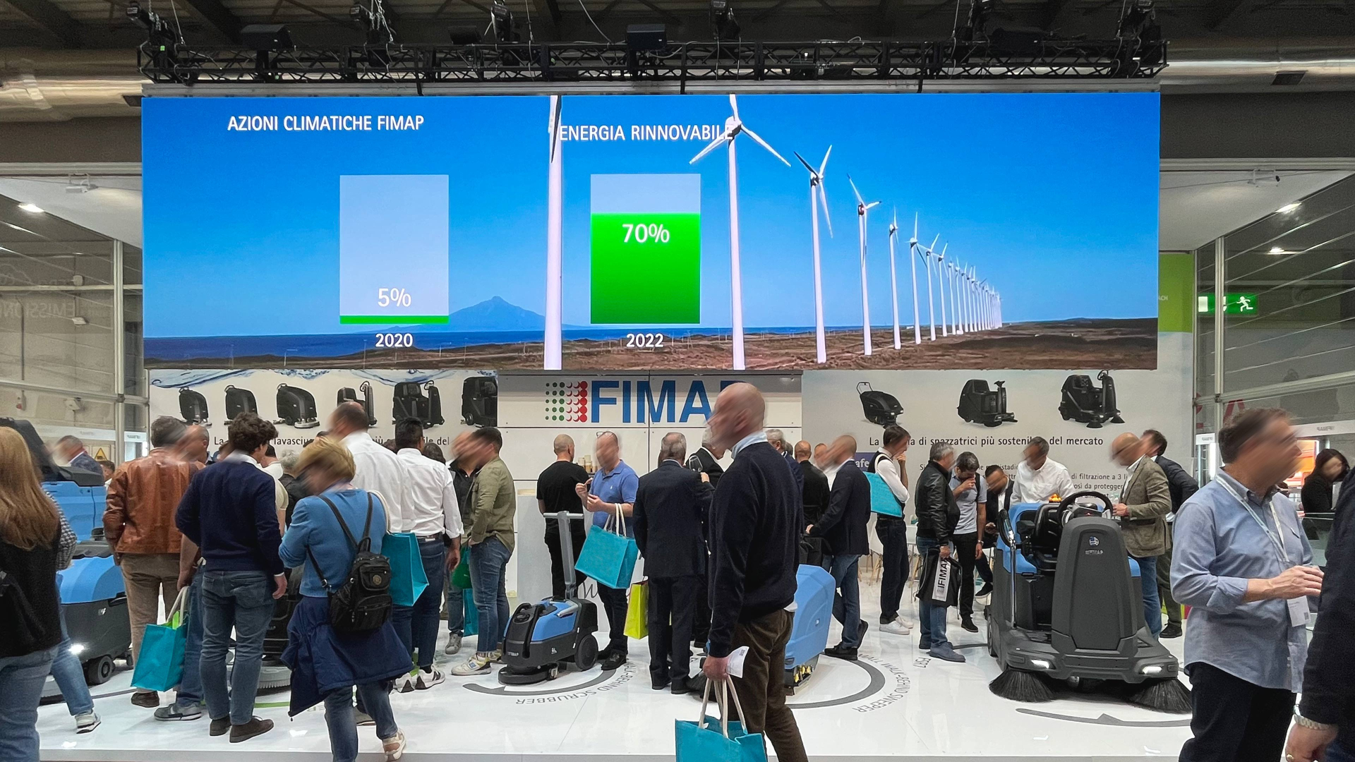 Pulire 2023 trade fair - Fimap's innovations are all about the environment.